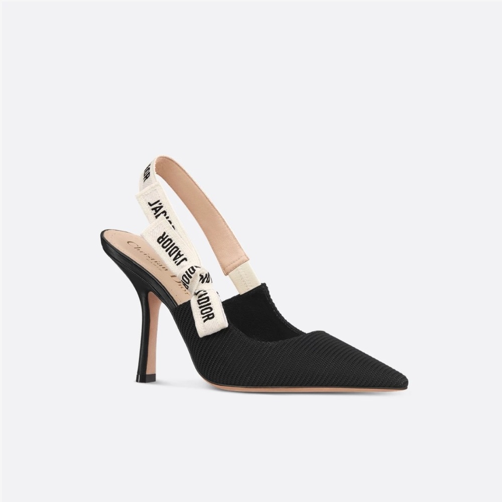 Dior Elegant Black and Cream Heels